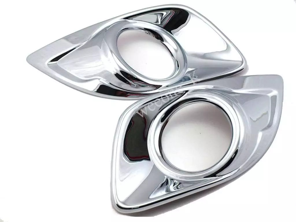 Chrome Fog Light Covers for Mitsubishi Mirage Hatchback (2012-2015)