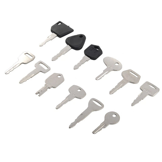 12 x Forklift Ignition Keys Set for JCB, Volvo, Yale, Caterpillar