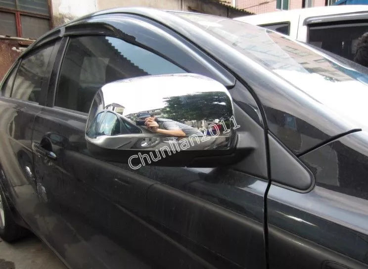 Chrome Side Mirror Cover Trim for Mitsubishi Lancer EX (2008-2016)