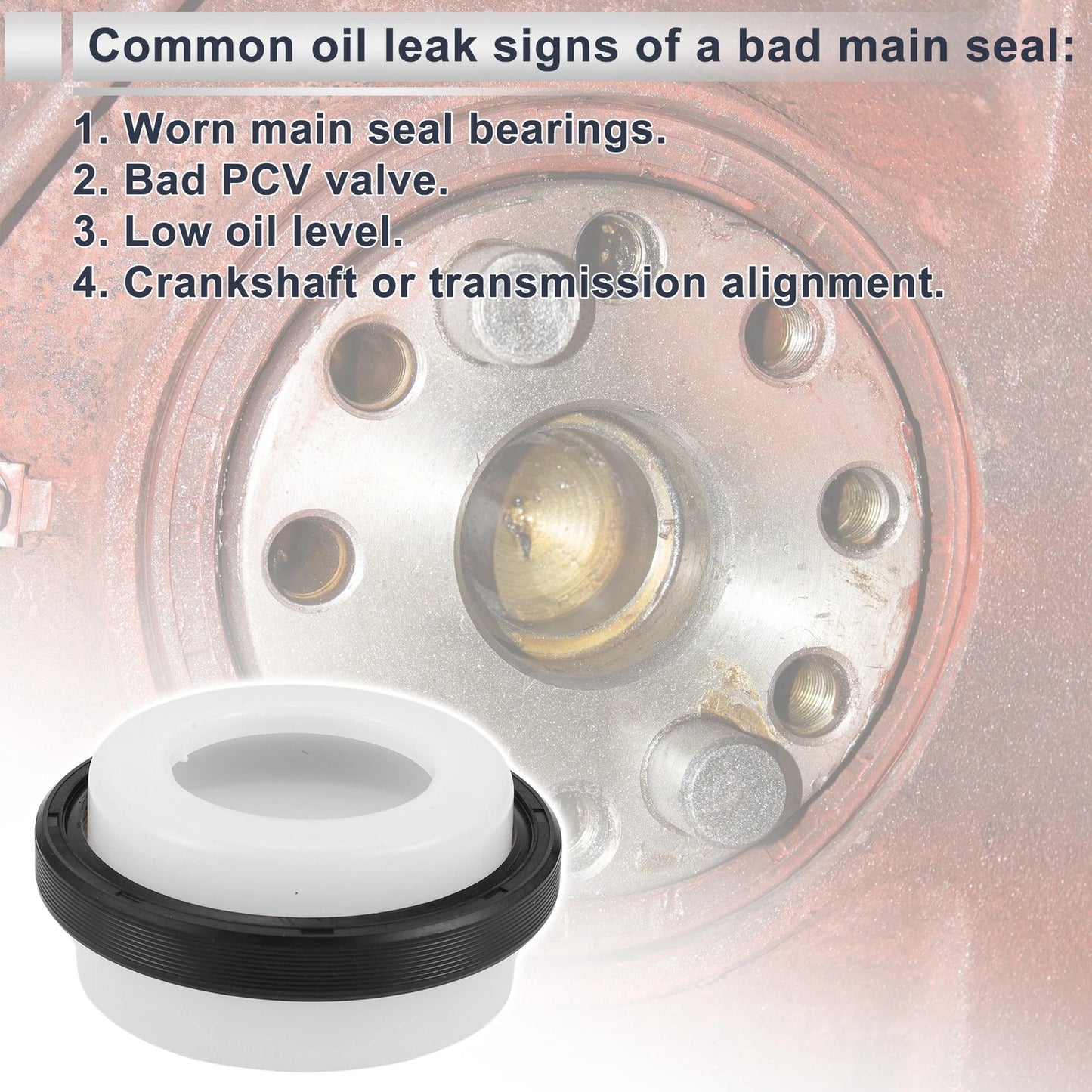 Front Crankshaft Oil Seal for BMW 3 Series (2004-2018) - 1 x Quality Seal