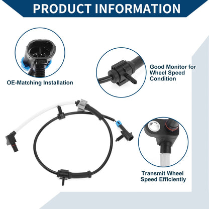 ABS Wheel Speed Sensor for Chevrolet Express 2500 Front