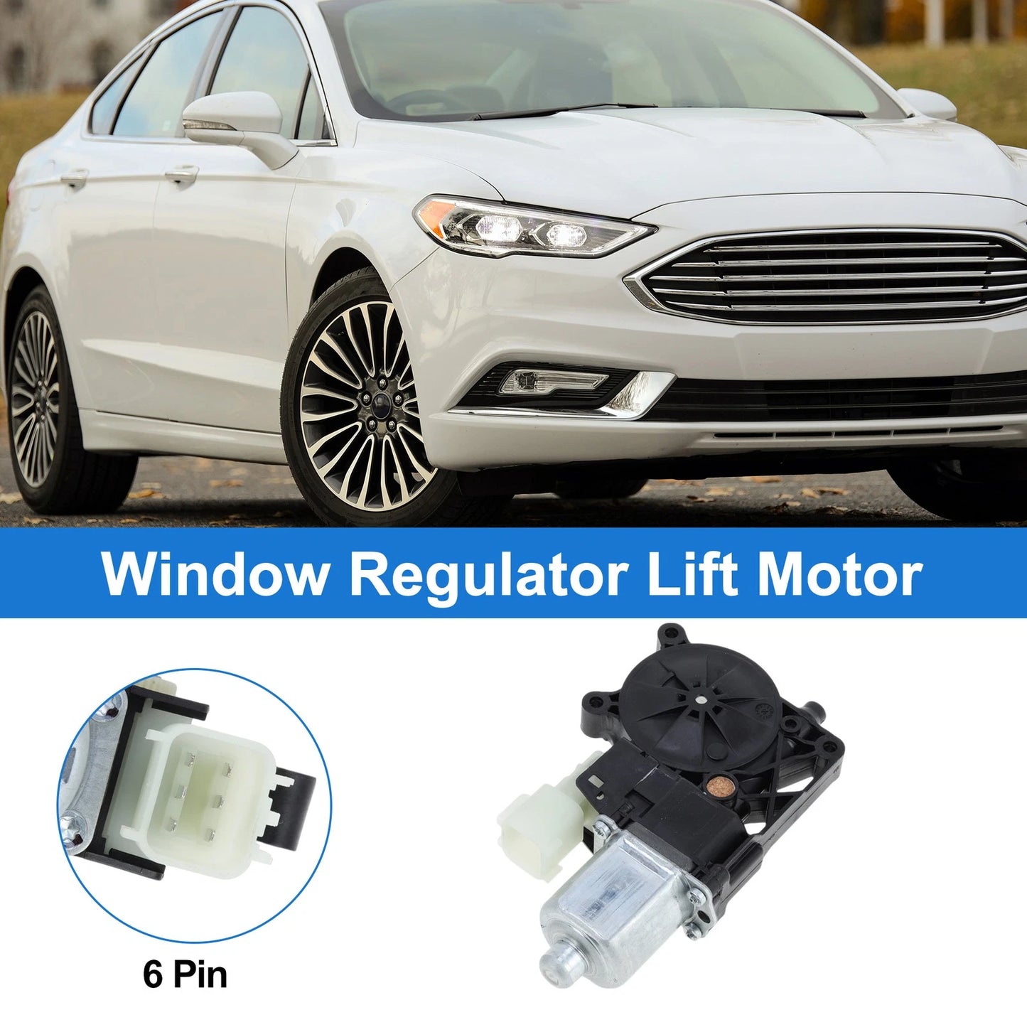 Power Window Regulator Lift Motor for Ford 2013-2019