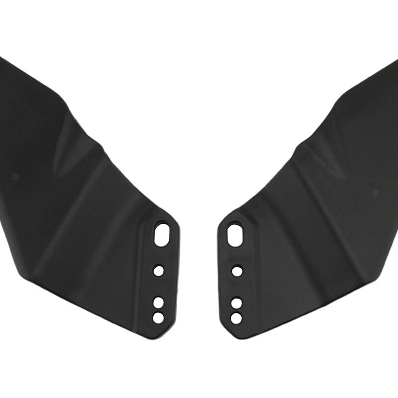 Winglet Aerodynamic Spoiler Kit Matte Black for Ducati, Honda, Suzuki, Yamaha