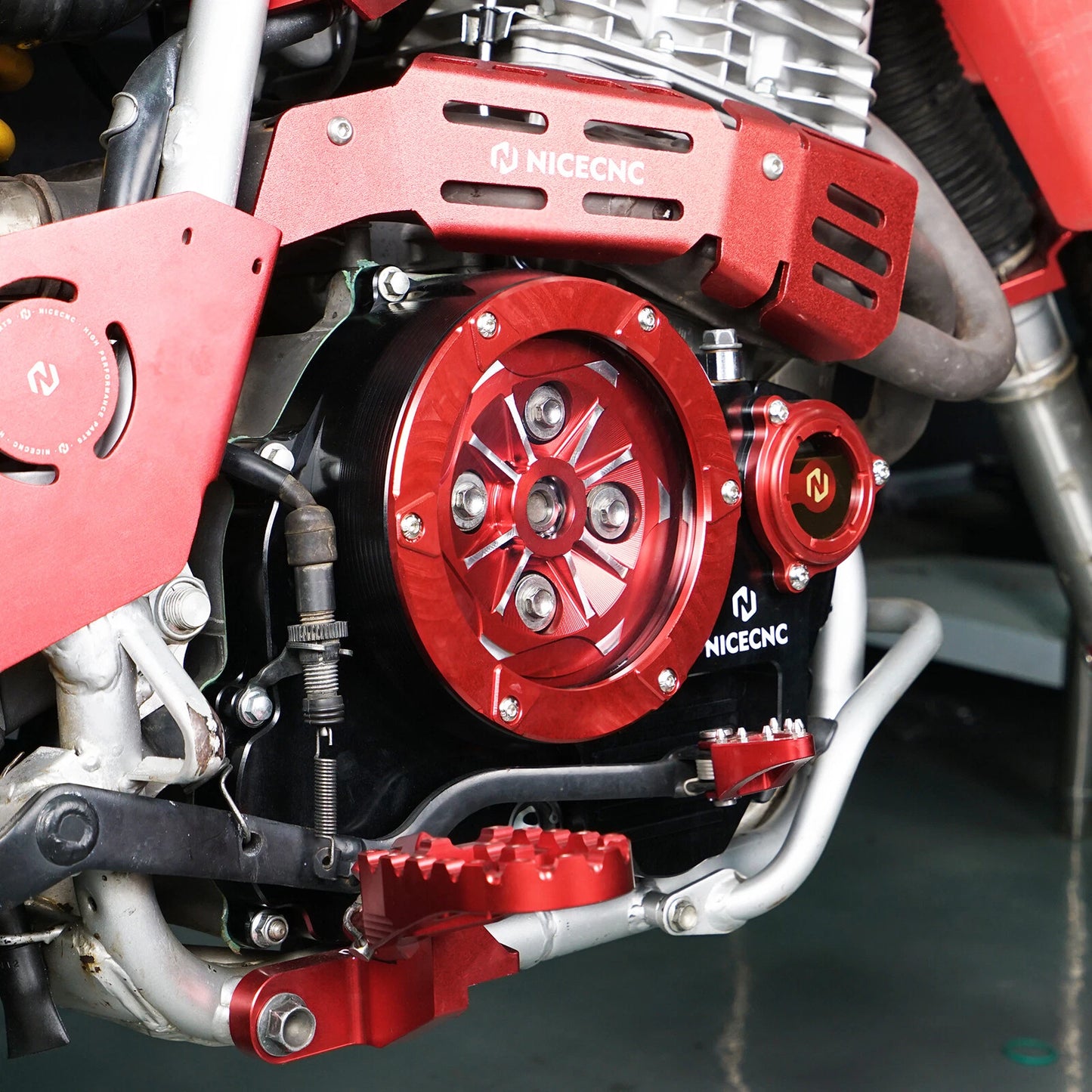 Right Engine Clutch Cover Guard for Honda XR650L (1993-2025)