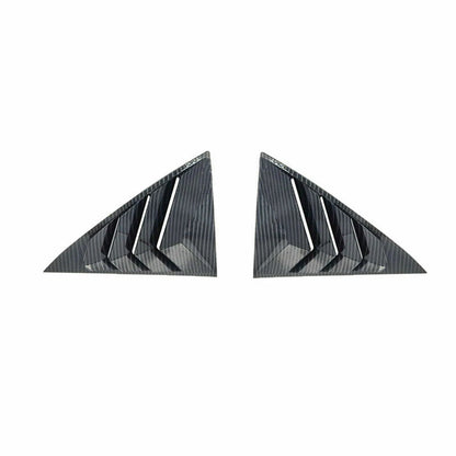 2 x Carbon Fiber Side Window Louver Shutter Cover for Toyota Camry (2006–2011)