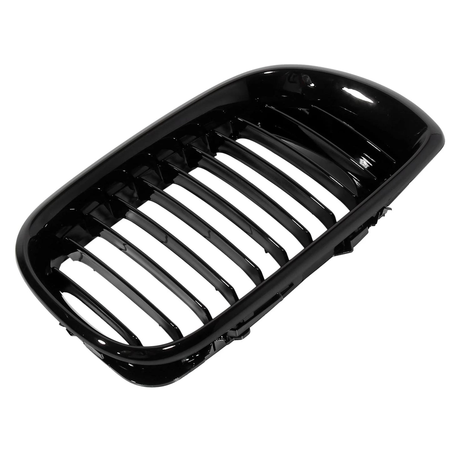 Gloss Black Front Kidney Grille for BMW E46 3 Series (2002-2004)