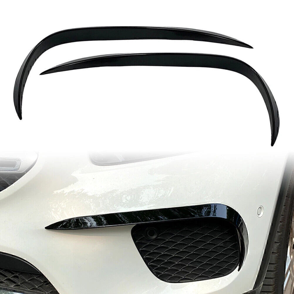 Black Front Bumper Lip Splitter Spoiler for Mercedes Benz GLB X247 (2020-2021)