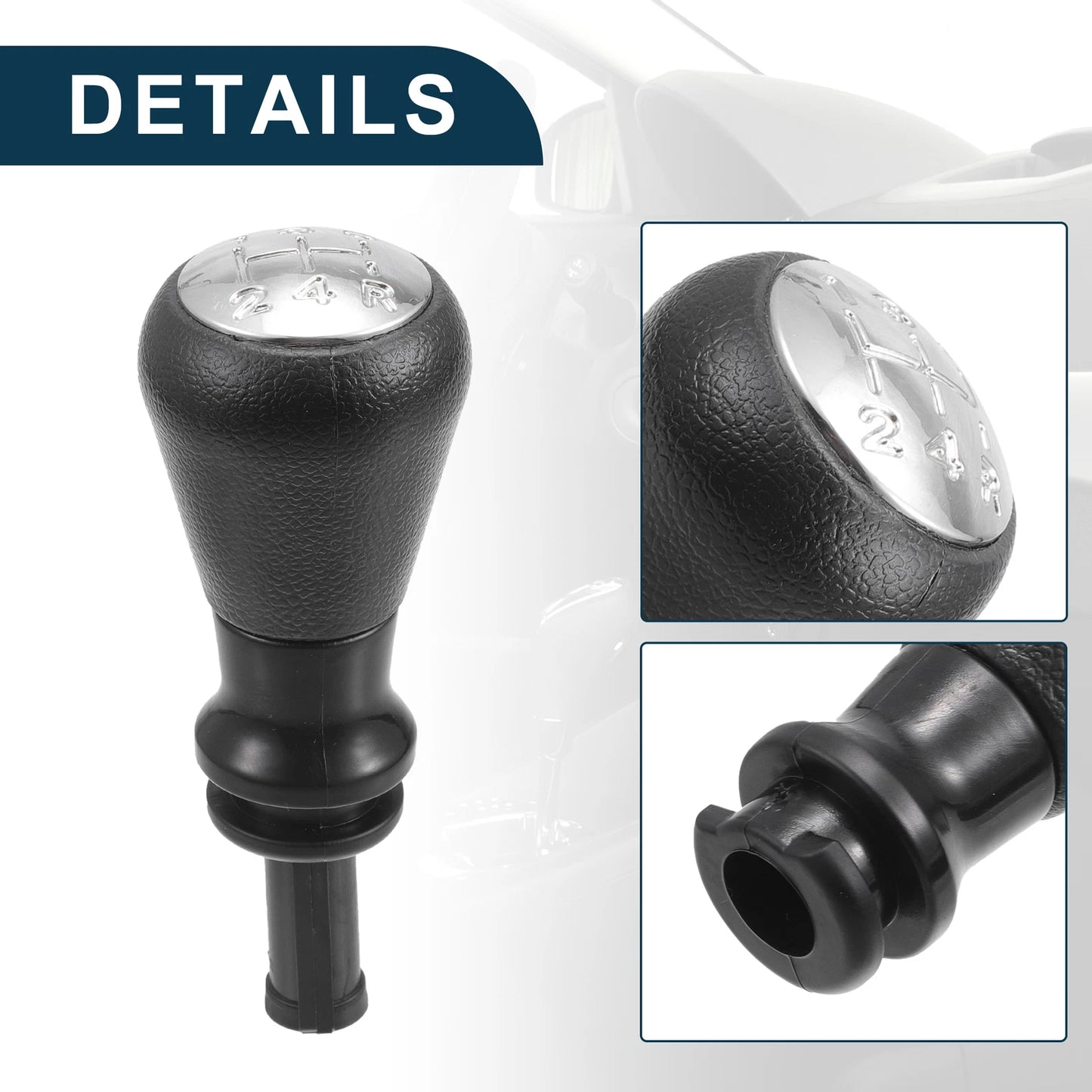 5 Speed Manual Gear Shifter Knob for Peugeot 106 107 206 (1991-2014)