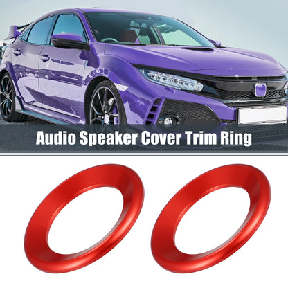 Red Door Audio Speaker Ring Covers for Honda Civic (2016-2021)
