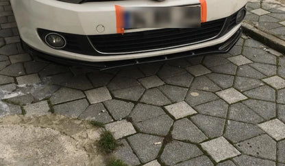 Front Bumper Lip Splitter Spoiler for VW Golf Mk6 (2009-2013) x3 Pieces