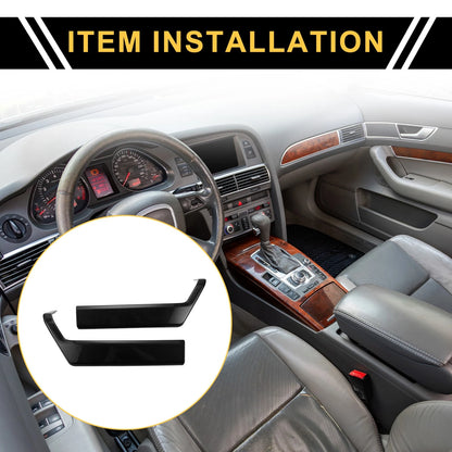 Interior Door Handle Bezel Cover Trim for Ford F-150 (2021-2024) Black 1 Set