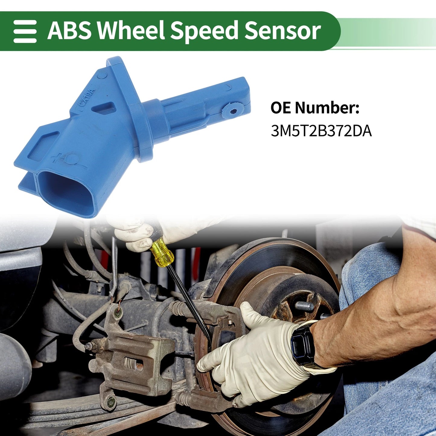 ABS Wheel Speed Sensor for Ford C-Max (2007-2010)