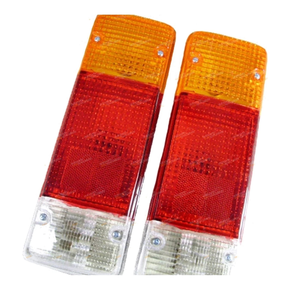 2 x Trayback Ute Round Tail Lights for Toyota Landcruiser (1985–2016)