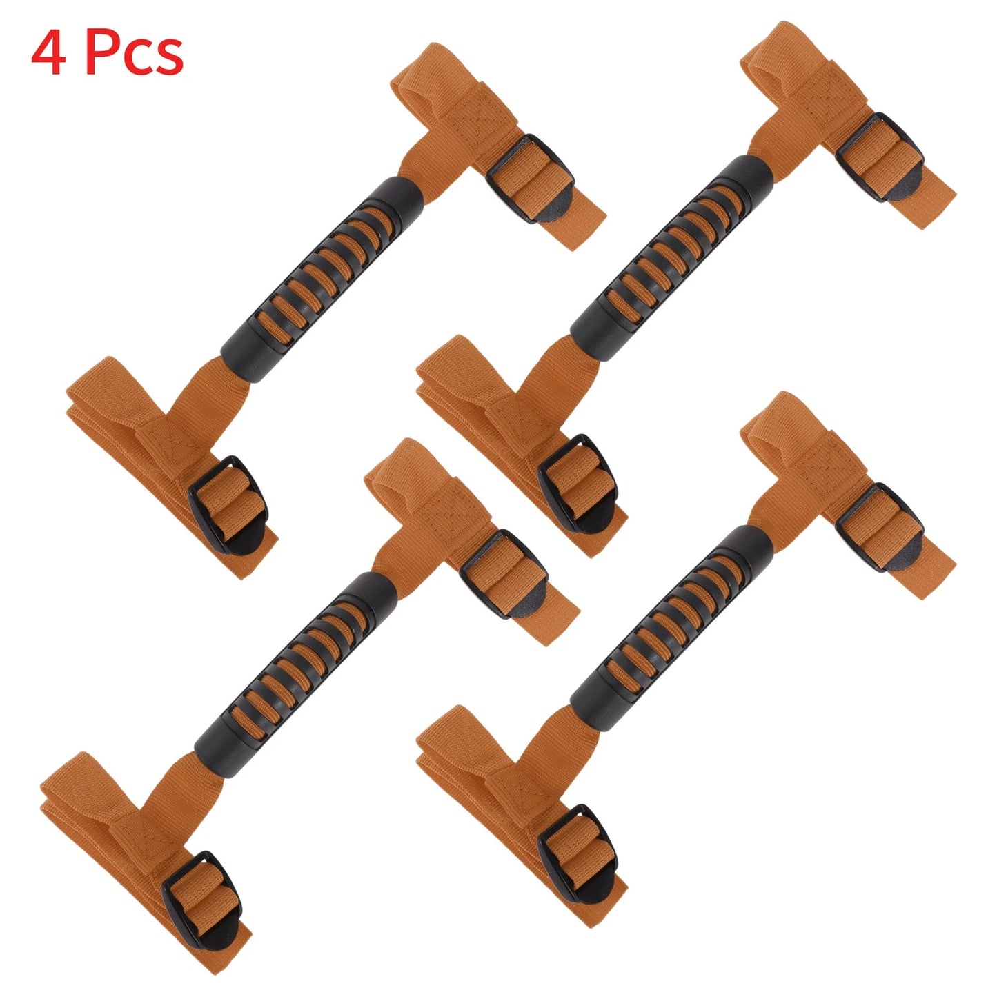 Roll Bar Grab Handles for Jeep Wrangler 1987-2021 - Orange