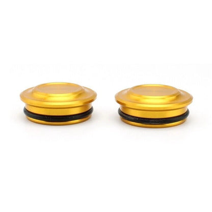 Aluminium Frame Plugs Covers 2 x Gold for Honda CMX 500 Rebel (2020-2021)