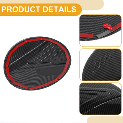 Fuel Tank Door Cap for Subaru Crosstrek (2024-2025) Carbon Fiber Black