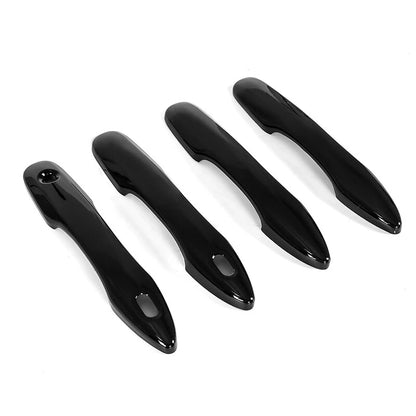 GLOSS BLACK Door Handle Covers for Toyota Camry (2018-2022) - 2 x Smart Keyholes