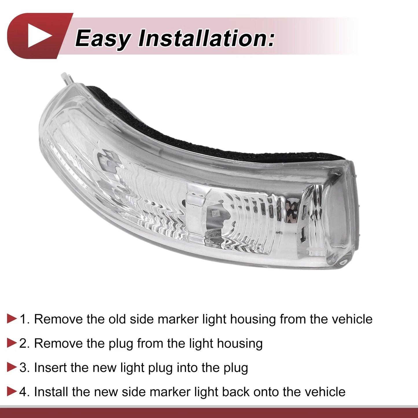 Front Right LED Turn Signal Light for Kia Optima (2009-2010)