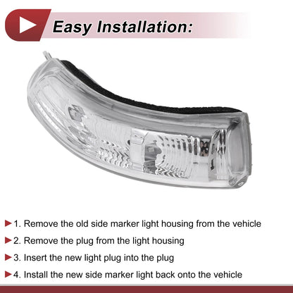 Front Right LED Turn Signal Light for Kia Optima (2009-2010)