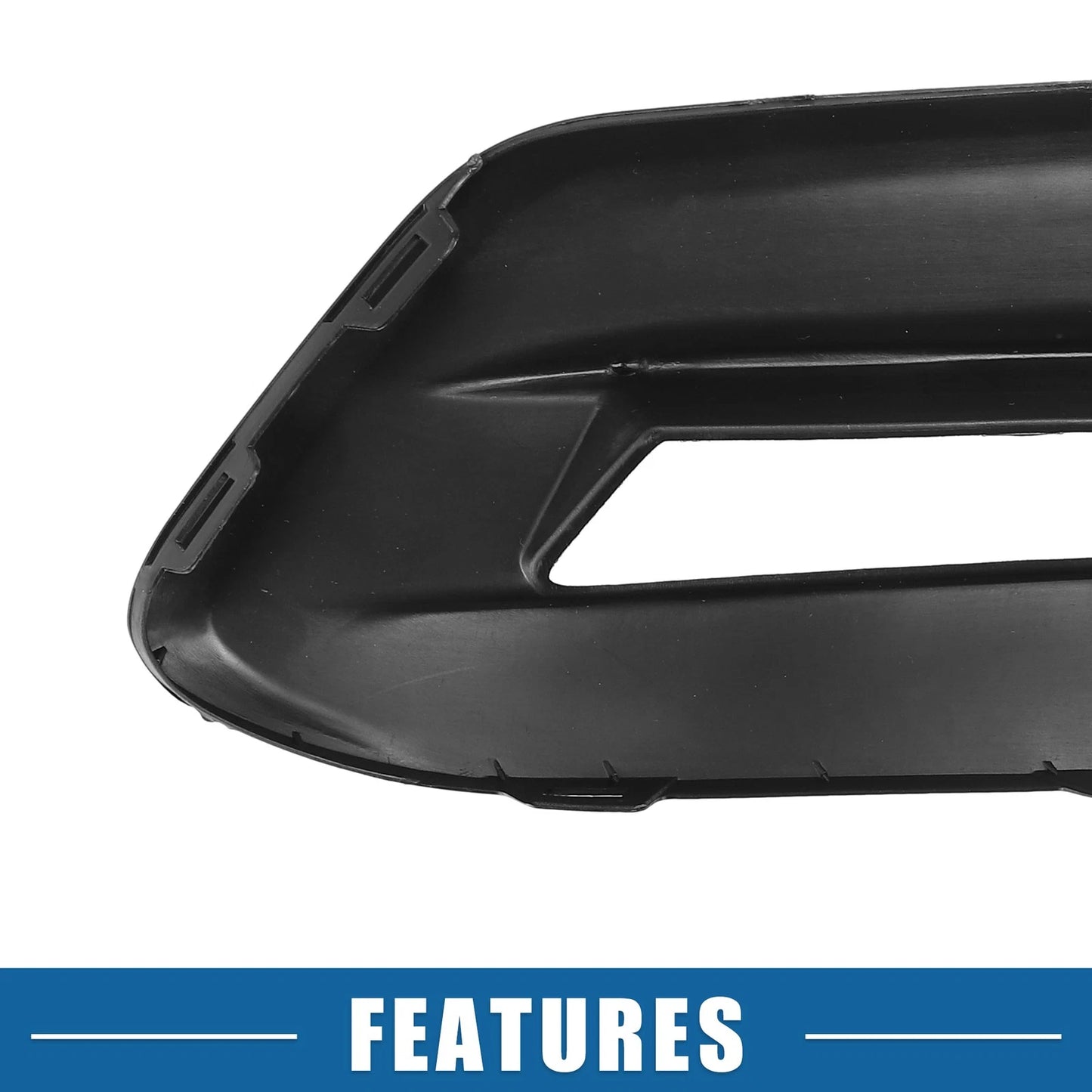 Front Fog Light Grille Covers for Honda Accord (2018-2020) Black