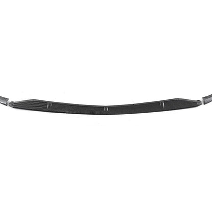 Carbon Black Front Spoiler Lip Splitter for Mercedes Benz W205 C63 AMG (2015-2022)