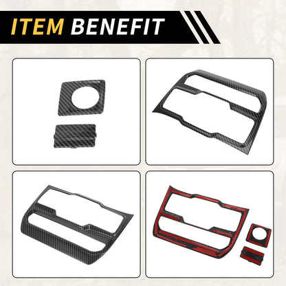 Dashboard Center Console Window Control Panel Cover for Jeep