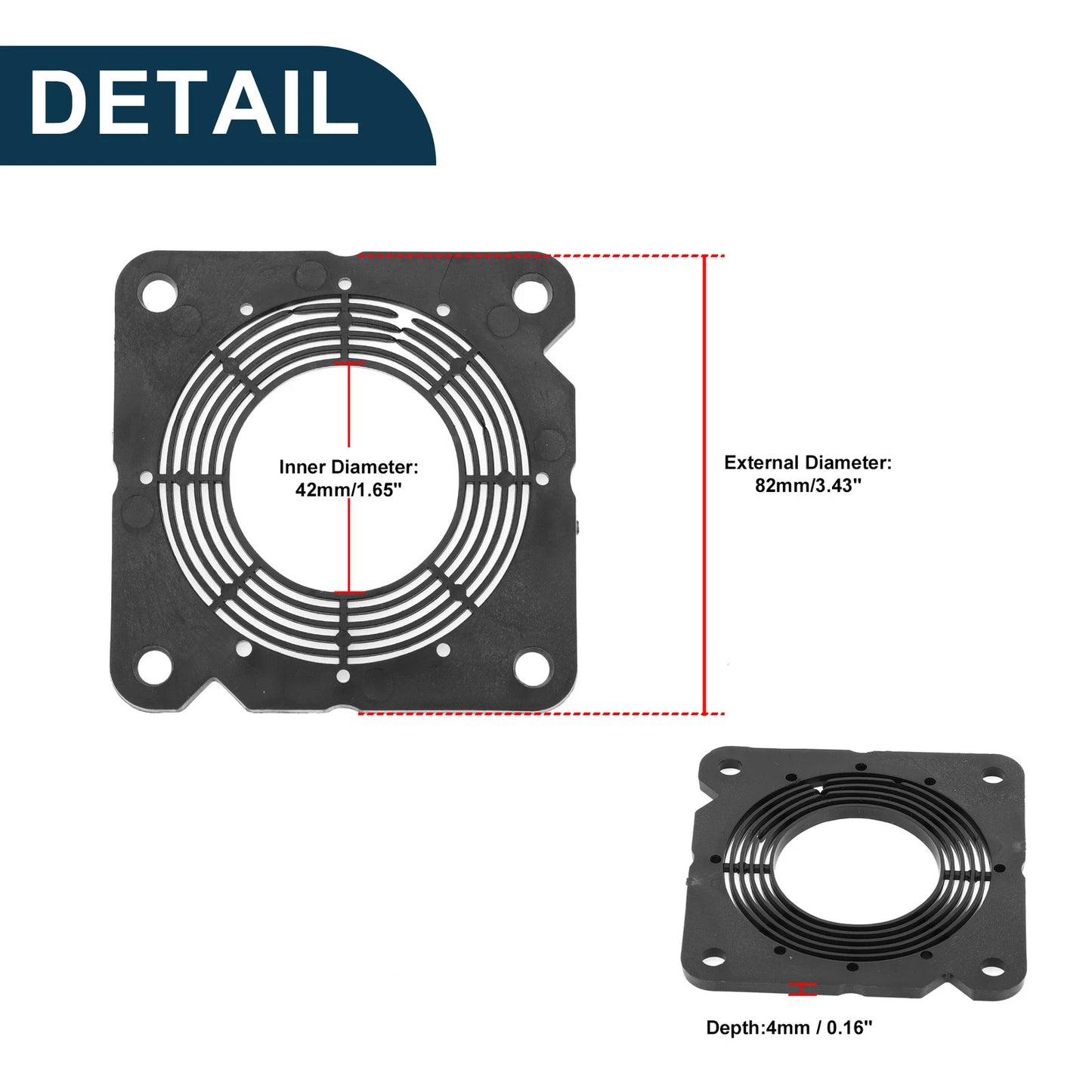 Speaker Spacer Adapter for Nissan Midrange - 2 Pcs