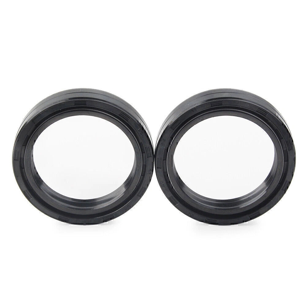 Black Motorcycle Front Fork Damper Shock Absorber Oil Seal 50x63mm