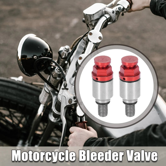 2 x M5x0.8 Motorcycle Fork Air Bleeder Valve for Honda Yamaha