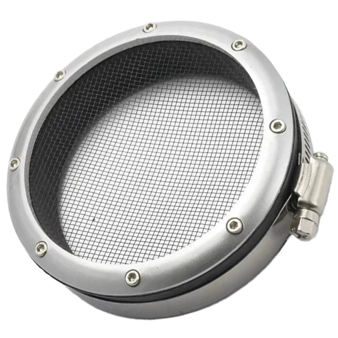 3.5" Turbo Inlet Grill Mesh Protector Guard with Clamp