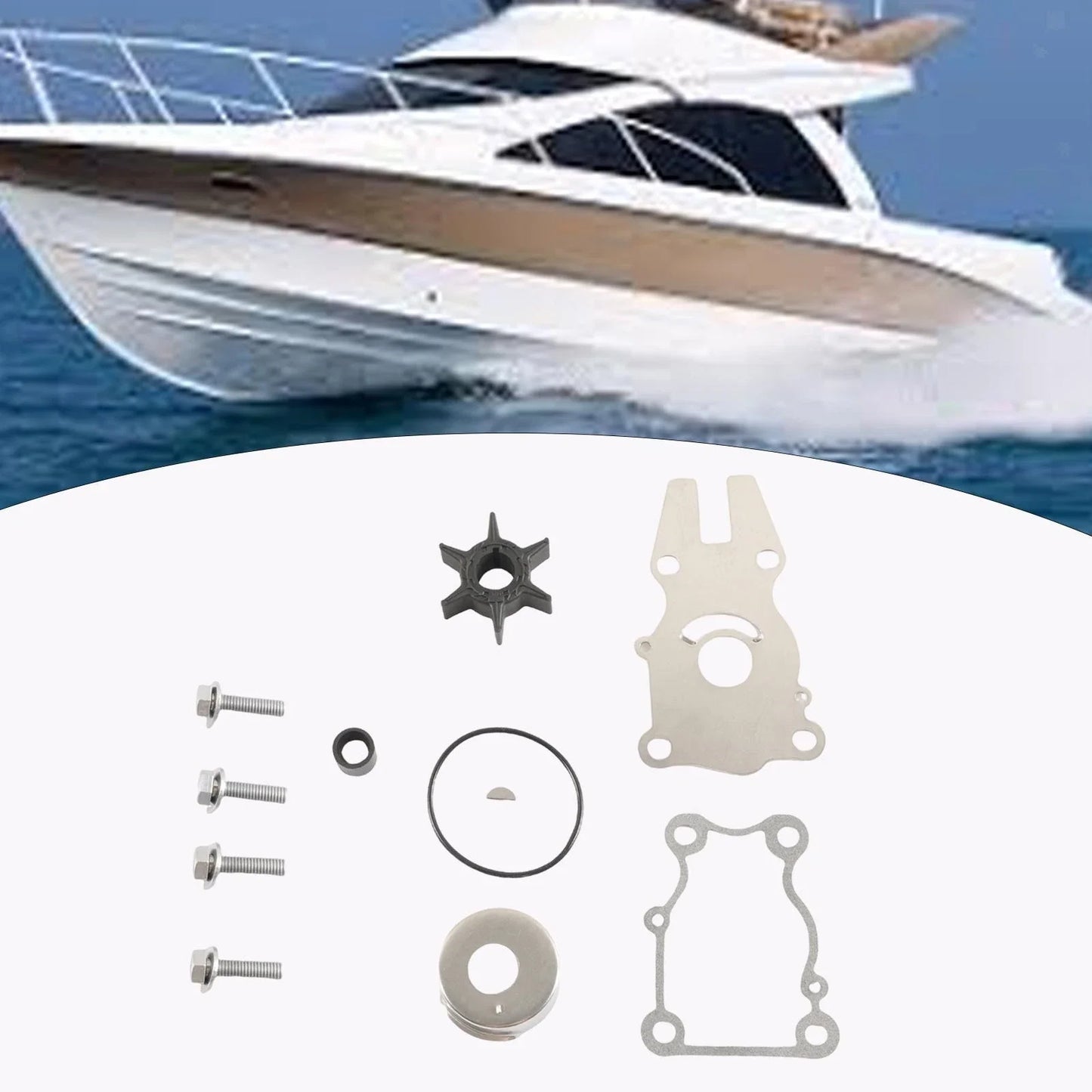 Water Pump Repair Kit for Yamaha 40HP Outboard Models
