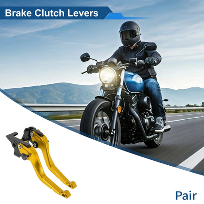 1 pair Short Brake Clutch Levers for Yamaha Tenere 700 (2019–2025)