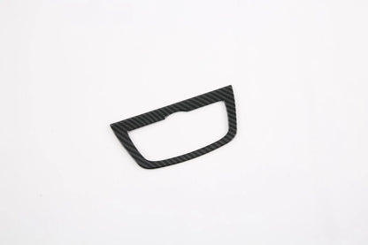 Front Headlight Switch Button Frame Cover Trim Carbon Fiber for BMW X3 (2018-2024)
