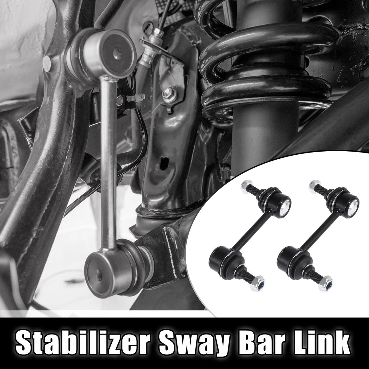 2 x K9545 Rear Sway Bar Stabilizer Links for Toyota Corolla (1988-2002)