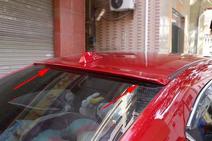 Rear Roof Spoiler Wing ABS for 2014-2018 Mazda 3 4DR Sedan Axela A