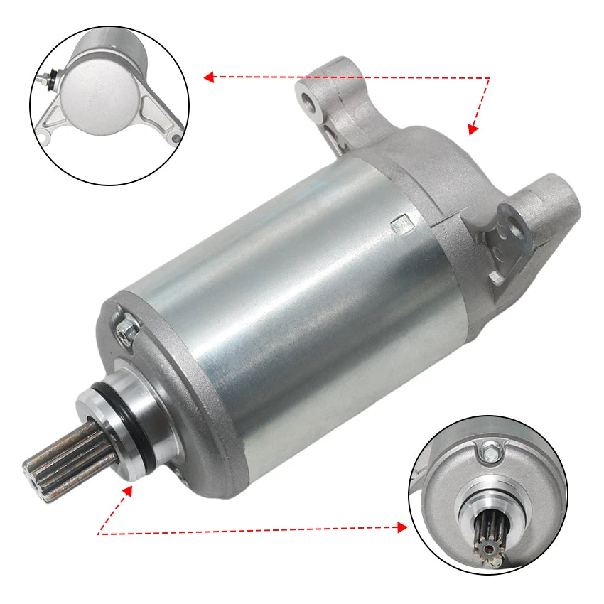 Starter Motor for Yamaha Warrior 350 YFM350X, Kodiak 400 YFM400 (1987-2004)
