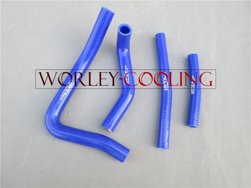Aluminum Radiator + Hose Kit (Blue) for Suzuki RM250 (1999-2000)