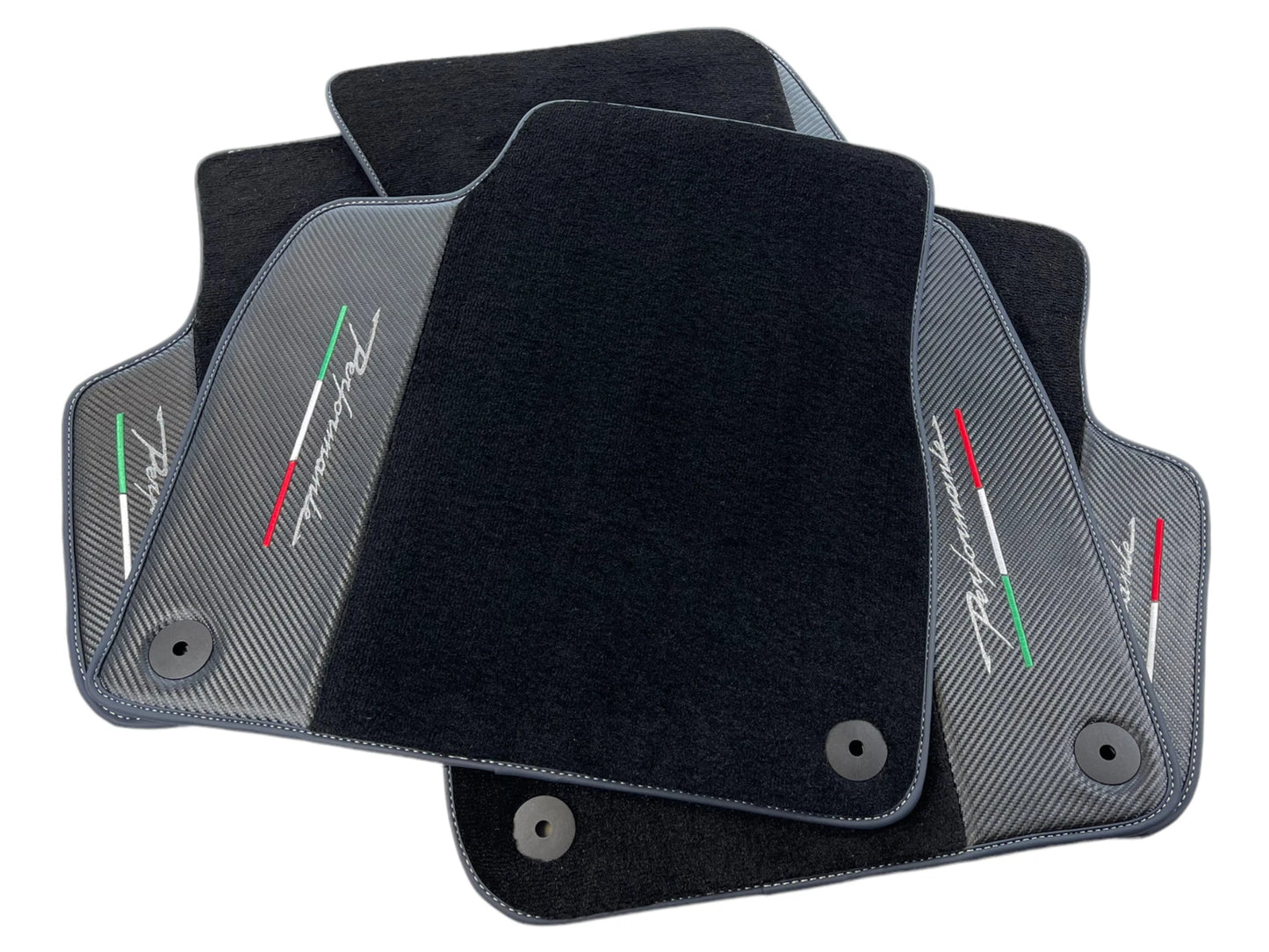 Floor Mats for Lamborghini URUS 2018-2023 Performante Carbon Fiber Leather