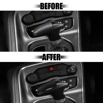 Black Gear Shift Trim Knob Cover for Dodge Interior Accessories