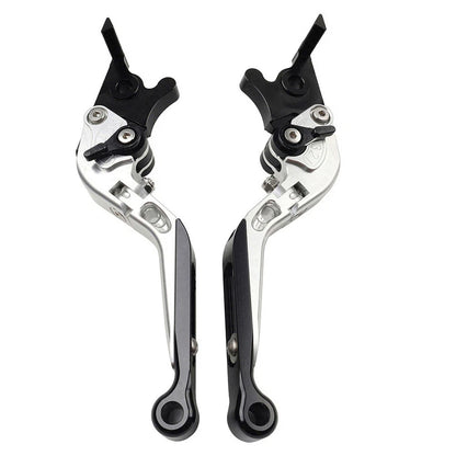 CNC Silver Extendable Brake Clutch Levers for Yamaha YZF R1 R1M R1S R6 MT-09 (2015-2023)