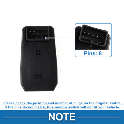 Front Passenger Side Power Window Switch for Chevrolet Epica (2005 - 2006)