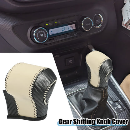 Carbon Fiber Gear Shifting Knob Cover Trim for Toyota