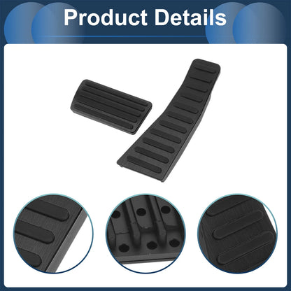 2 x Foot Accelerator Pedal Covers for Honda Civic (2006-2009) Black