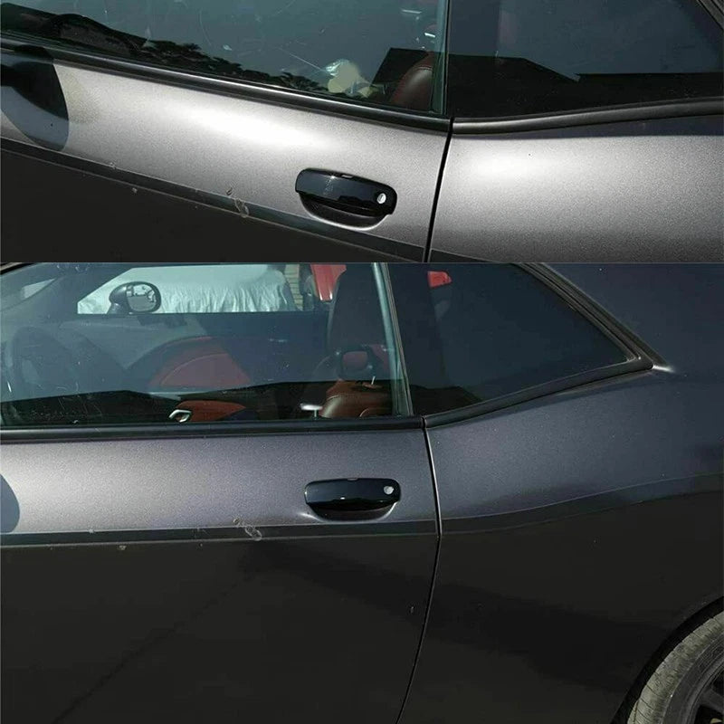 Black Exterior Door Handle Cover Trim for Dodge Challenger (2008-2023)