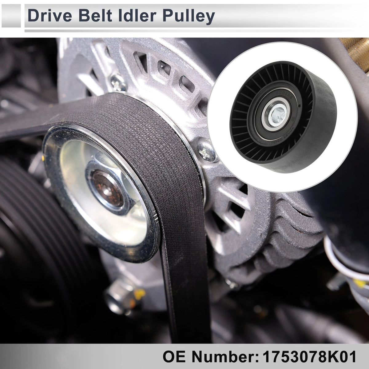 Drive Belt Idler Pulley for Suzuki Grand Vitara (2005-2015) 1 Pc