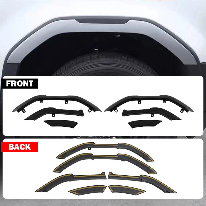 6 x Wheel Arch Fender Wide Cover Trim for Land Cruiser Prado (2024-2025)