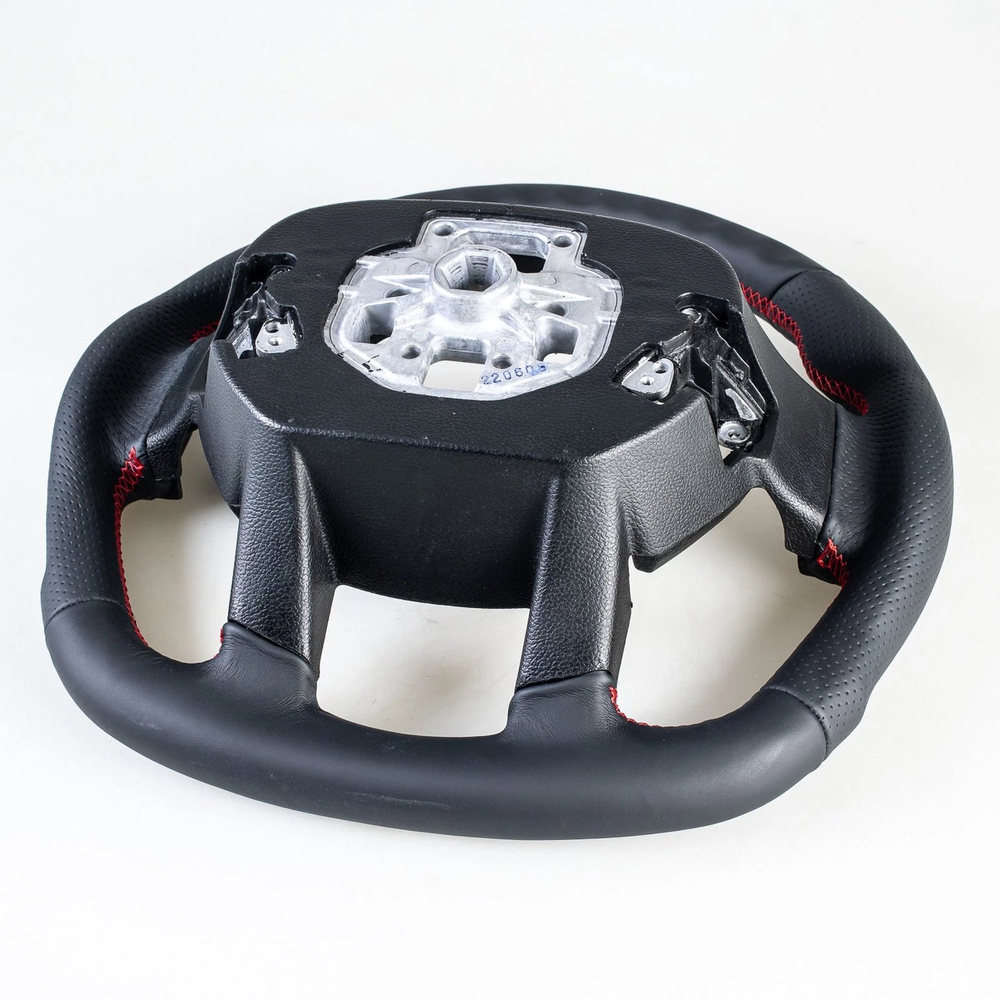 Flat Bottom Leather Steering Wheel for Ford F150 F250 F350 F450 F550 (2015-2022)
