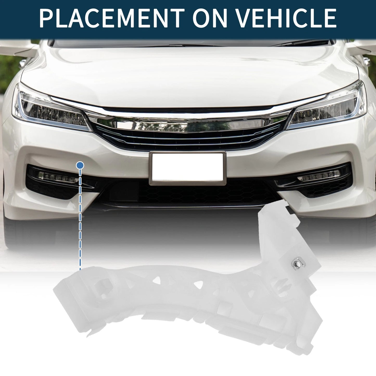 Right Front Bumper Retainer Bracket for Mazda 3 (2004-2009)