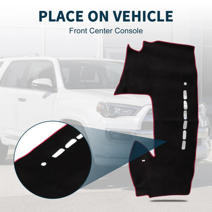 Dashboard Cover Mat for Mazda Premacy MK3 Sun Protector Black Red (2005-2016)