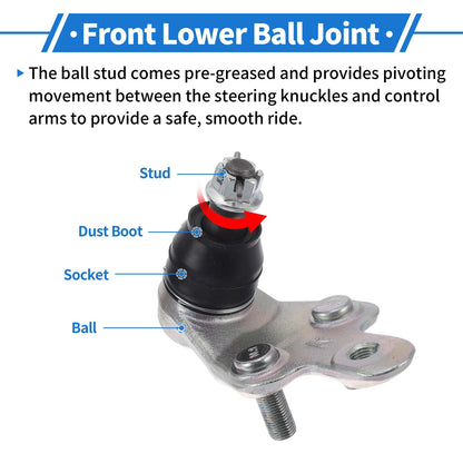 Front Lower Ball Joints for Toyota Avalon (2005-2018)